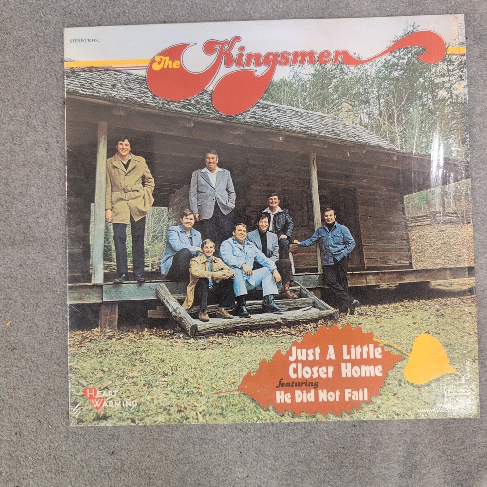 The Kingsmen Just A Little Closer Home Vinyl LP Heart Warming R3452 Gospel VG - Picture 1 of 2